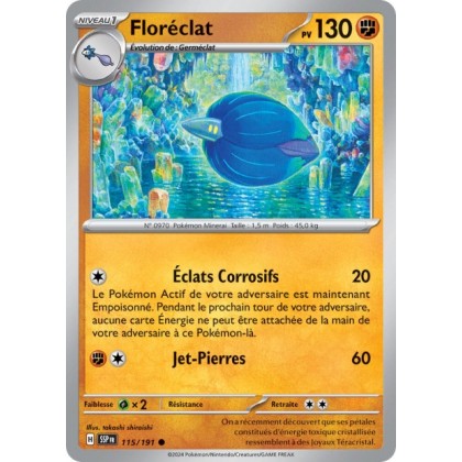 Floréclat (SSP 115/191) - Carte Pokémon Étincelles Déferlantes EV08