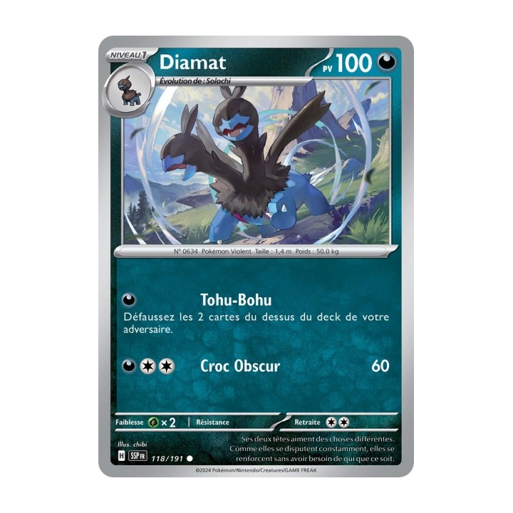 Diamat (SSP 118/191) - Carte Pokémon Étincelles Déferlantes EV08