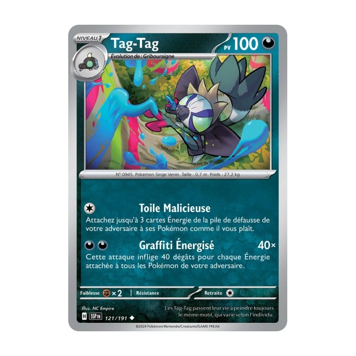 Tag-Tag (SSP 121/191) - Carte Pokémon Étincelles Déferlantes EV08