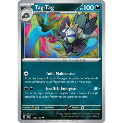 Tag-Tag (SSP 121/191) - Carte Pokémon Étincelles Déferlantes EV08