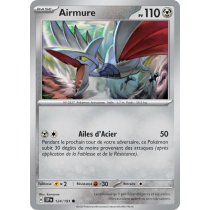 Airmure (SSP 124/191) - Carte Pokémon Étincelles Déferlantes EV08