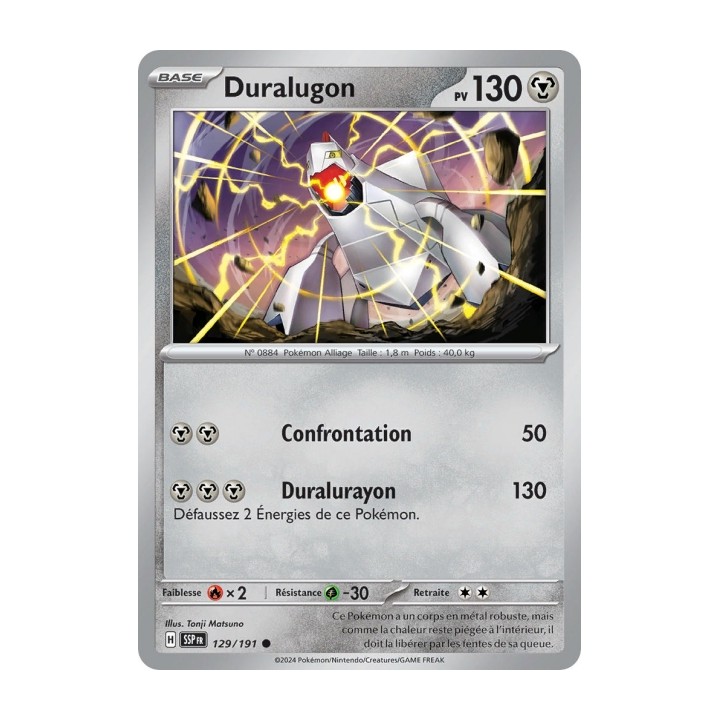 Duralugon (SSP 129/191) - Carte Pokémon Étincelles Déferlantes EV08