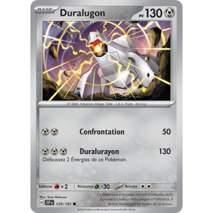 Duralugon (SSP 129/191) - Carte Pokémon Étincelles Déferlantes EV08