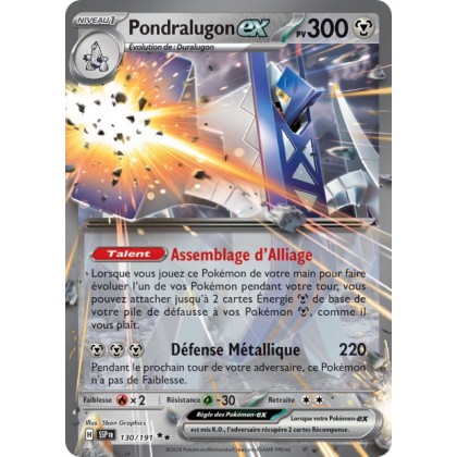 Pondralugon ex (SSP 130/191) - Carte Pokémon Étincelles Déferlantes EV08