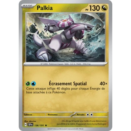 Palkia (SSP 136/191) - Carte Pokémon Étincelles Déferlantes EV08