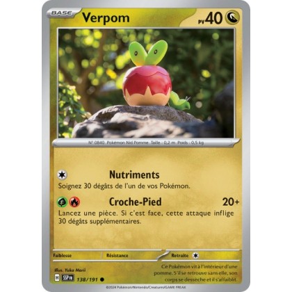 Verpom (SSP 138/191) - Carte Pokémon Étincelles Déferlantes EV08