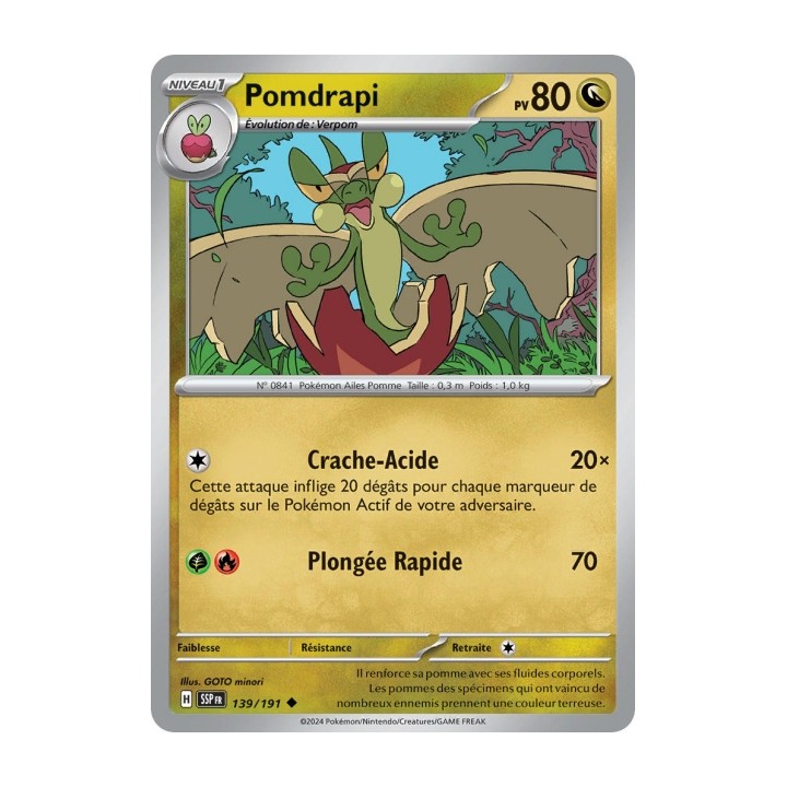 Pomdrapi (SSP 139/191) - Carte Pokémon Étincelles Déferlantes EV08