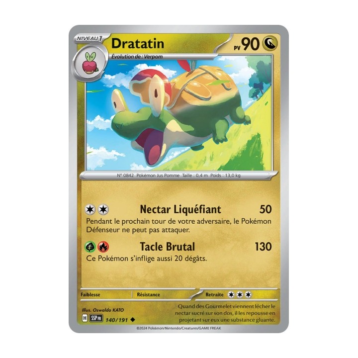 Dratatin (SSP 140/191) - Carte Pokémon Étincelles Déferlantes EV08