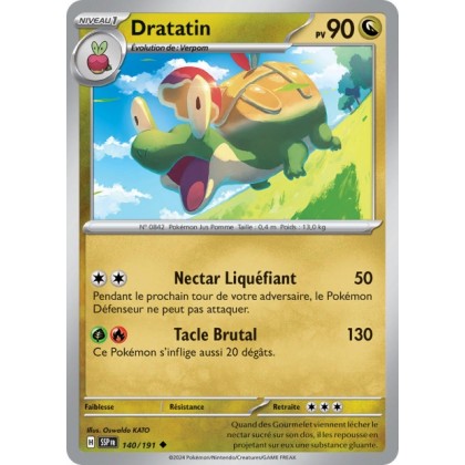 Dratatin (SSP 140/191) - Carte Pokémon Étincelles Déferlantes EV08