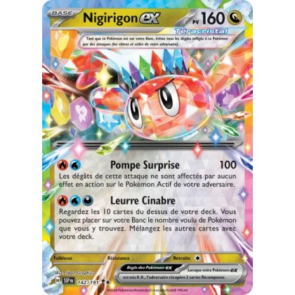 Nigirigon ex (SSP 142/191) - Carte Pokémon Étincelles Déferlantes EV08