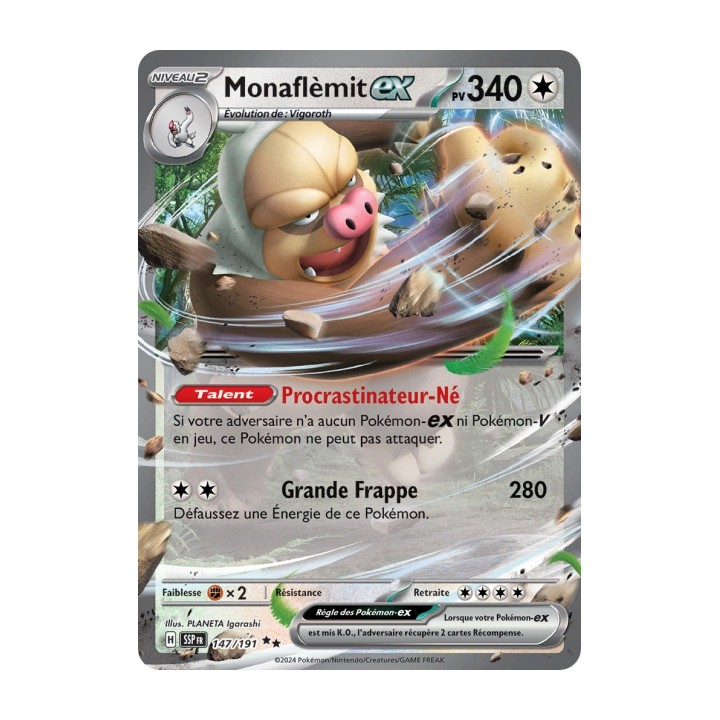 Monaflèmit ex (SSP 147/191) - Carte Pokémon Étincelles Déferlantes EV08