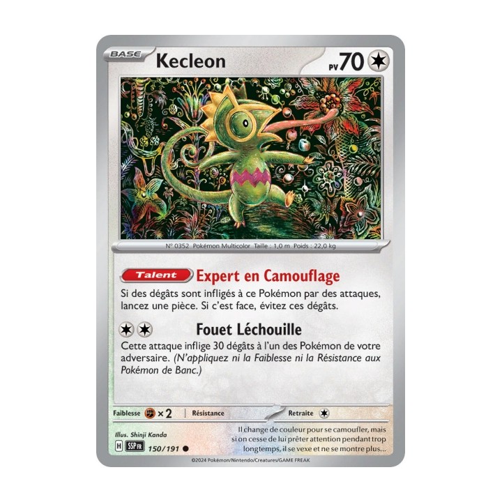 Kecleon (SSP 150/191) - Carte Pokémon Étincelles Déferlantes EV08