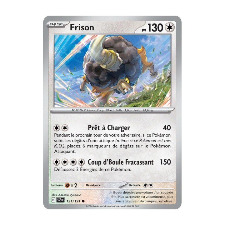 Frison (SSP 151/191) - Carte Pokémon Étincelles Déferlantes EV08