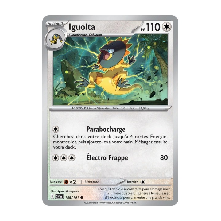 Iguolta (SSP 155/191) - Carte Pokémon Étincelles Déferlantes EV08