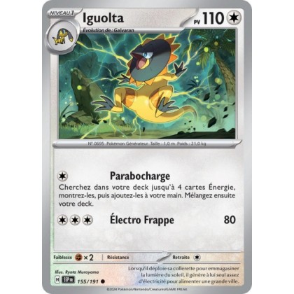 Iguolta (SSP 155/191) - Carte Pokémon Étincelles Déferlantes EV08