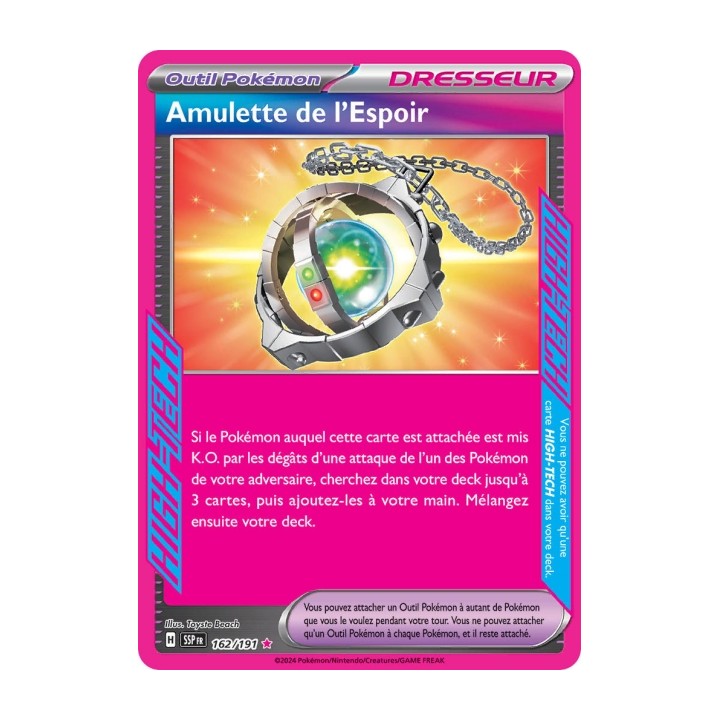 Amulette de l'Espoir (SSP 162/191) - Carte Pokémon Étincelles Déferlantes EV08