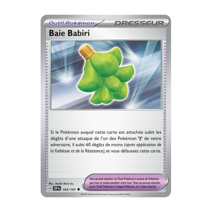 Baie Babiri (SSP 163/191) - Carte Pokémon Étincelles Déferlantes EV08