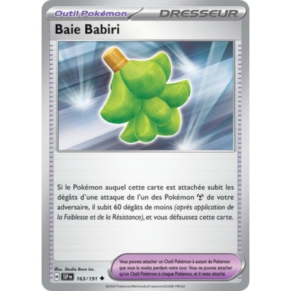 Baie Babiri (SSP 163/191) - Carte Pokémon Étincelles Déferlantes EV08