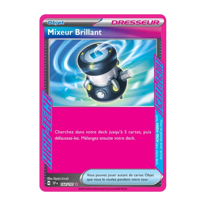 Mixeur Brillant (SSP 164/191) - Carte Pokémon Étincelles Déferlantes EV08