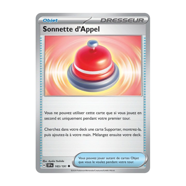 Sonnette d'Appel (SSP 165/191) - Carte Pokémon Étincelles Déferlantes EV08