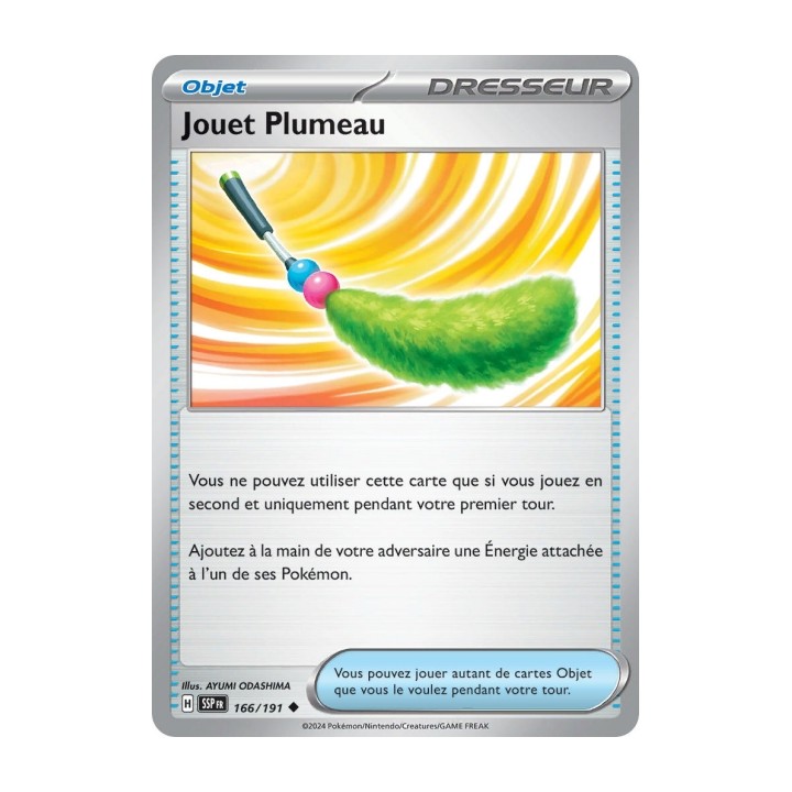 Jouet Plumeau (SSP 166/191) - Carte Pokémon Étincelles Déferlantes EV08