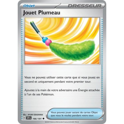 Jouet Plumeau (SSP 166/191) - Carte Pokémon Étincelles Déferlantes EV08