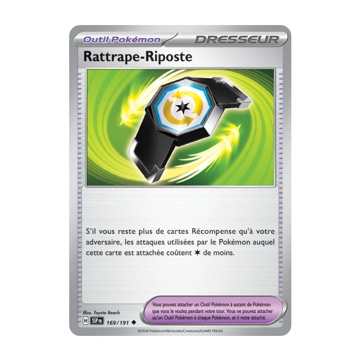 Rattrape-Riposte (SSP 169/191) - Carte Pokémon Étincelles Déferlantes EV08