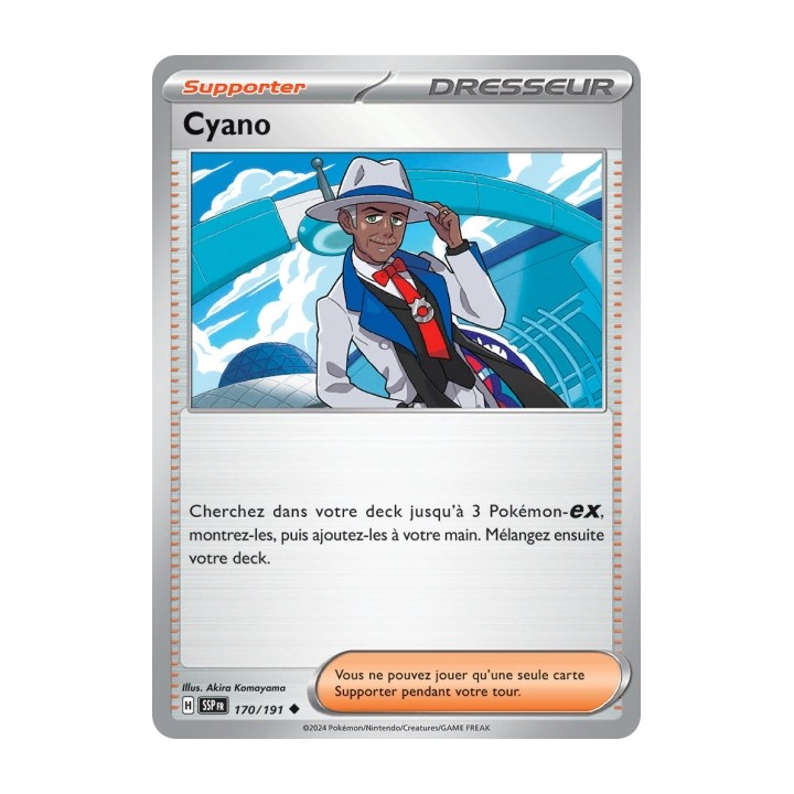 Cyano (SSP 170/191) - Carte Pokémon Étincelles Déferlantes EV08