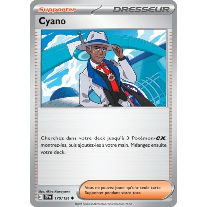 Cyano (SSP 170/191) - Carte Pokémon Étincelles Déferlantes EV08