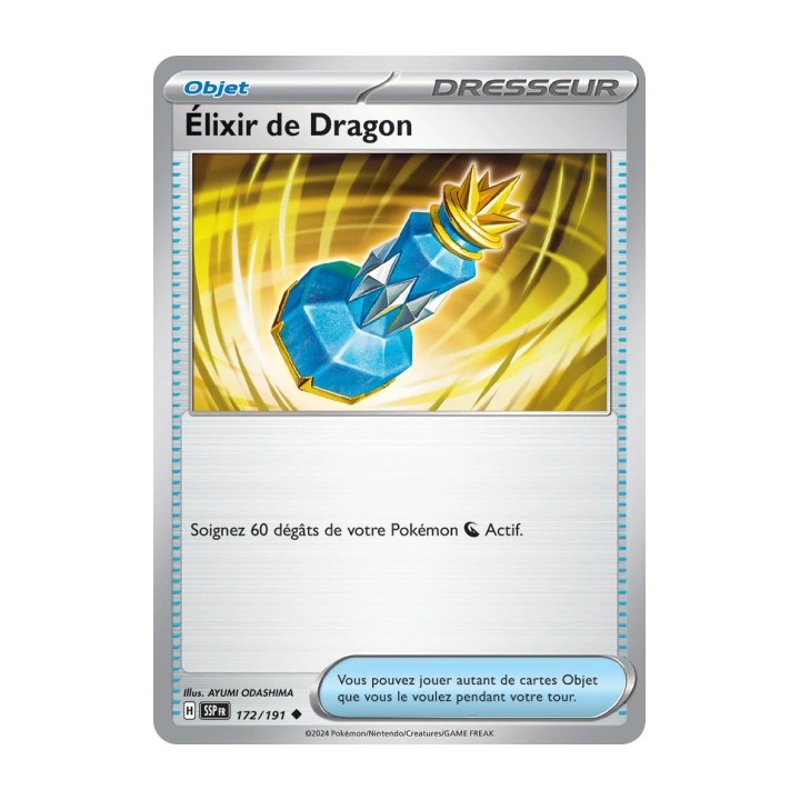 Élixir de Dragon (SSP 172/191) - Carte Pokémon Étincelles Déferlantes EV08