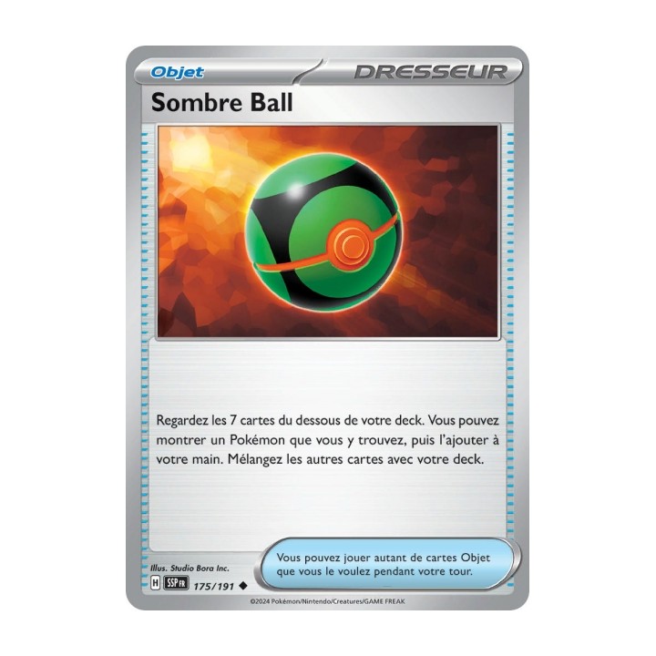 Sombre Ball (SSP 175/191) - Carte Pokémon Étincelles Déferlantes EV08