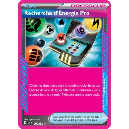 Recherche d'Énergie Pro (SSP 176/191) - Carte Pokémon Étincelles Déferlantes EV08