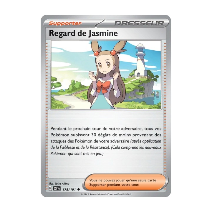 Regard de Jasmine (SSP 178/191) - Carte Pokémon Étincelles Déferlantes EV08