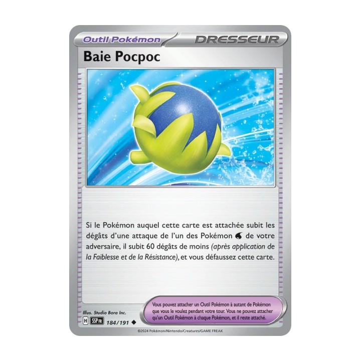 Baie Pocpoc (SSP 184/191) - Carte Pokémon Étincelles Déferlantes EV08