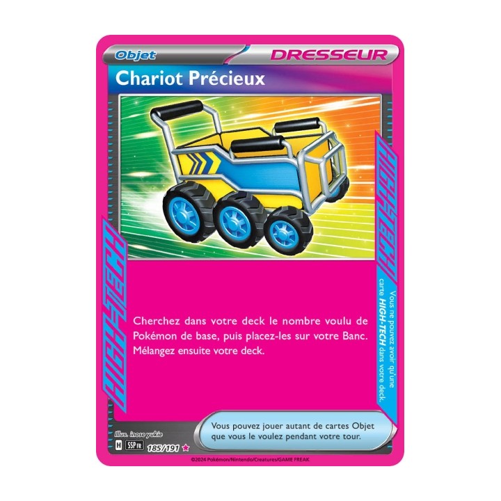 Chariot Précieux (SSP 185/191) - Carte Pokémon Étincelles Déferlantes EV08