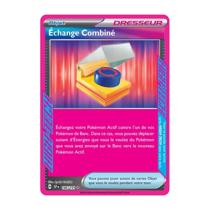 Échange Combiné (SSP 186/191) - Carte Pokémon Étincelles Déferlantes EV08