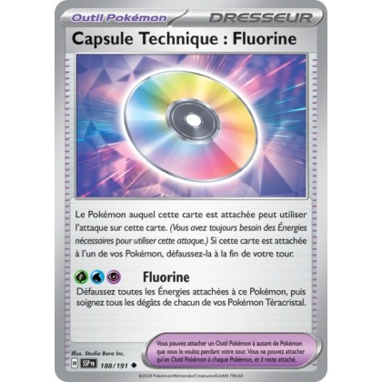 Capsule Technique : Fluorine (SSP 188/191) - Carte Pokémon Étincelles Déferlantes EV08