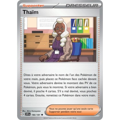 Thaïm (SSP 190/191) - Carte Pokémon Étincelles Déferlantes EV08