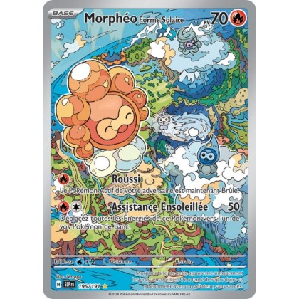 Morphéo Forme Solaire (SSP 195/191) - Carte Pokémon Étincelles Déferlantes EV08