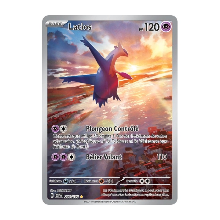 Latios (SSP 203/191) - Carte Pokémon Étincelles Déferlantes EV08