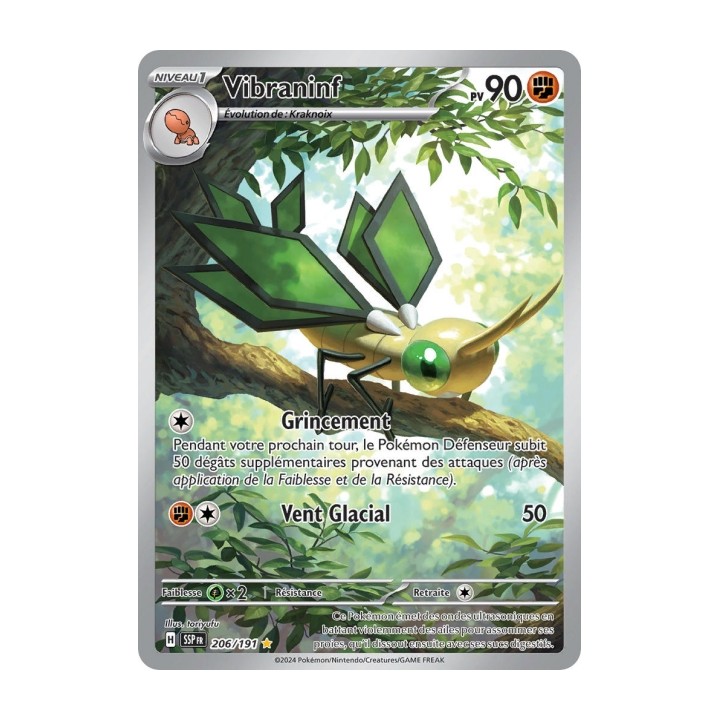 Vibraninf (SSP 206/191) - Carte Pokémon Étincelles Déferlantes EV08