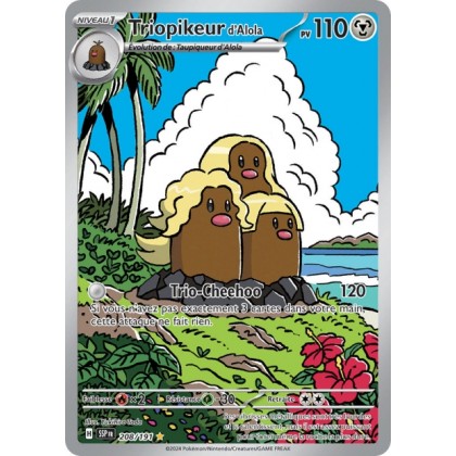 Triopikeur d'Alola (SSP 208/191) - Carte Pokémon Étincelles Déferlantes EV08