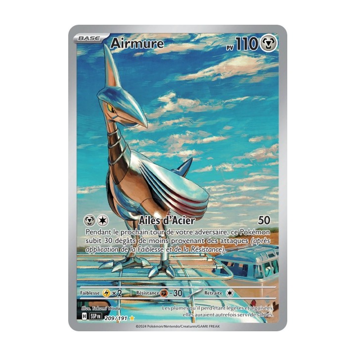 Airmure (SSP 209/191) - Carte Pokémon Étincelles Déferlantes EV08