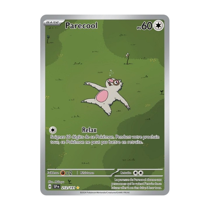 Parecool (SSP 212/191) - Carte Pokémon Étincelles Déferlantes EV08