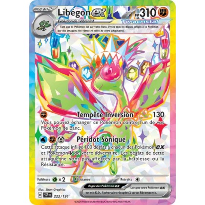 Libégon ex (SSP 222/191) - Carte Pokémon Étincelles Déferlantes EV08