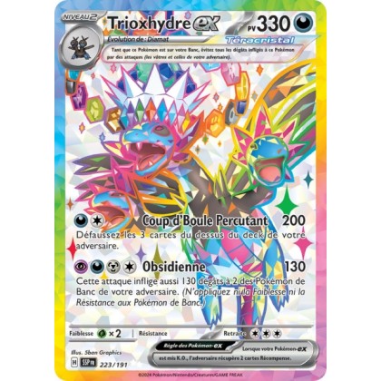 Trioxhydre ex (SSP 223/191) - Carte Pokémon Étincelles Déferlantes EV08