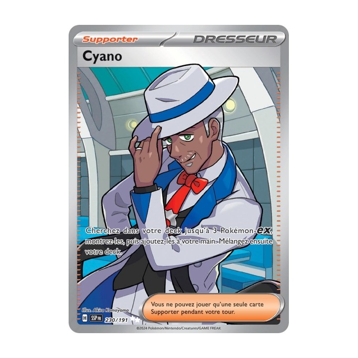 Cyano (SSP 230/191) - Carte Pokémon Étincelles Déferlantes EV08