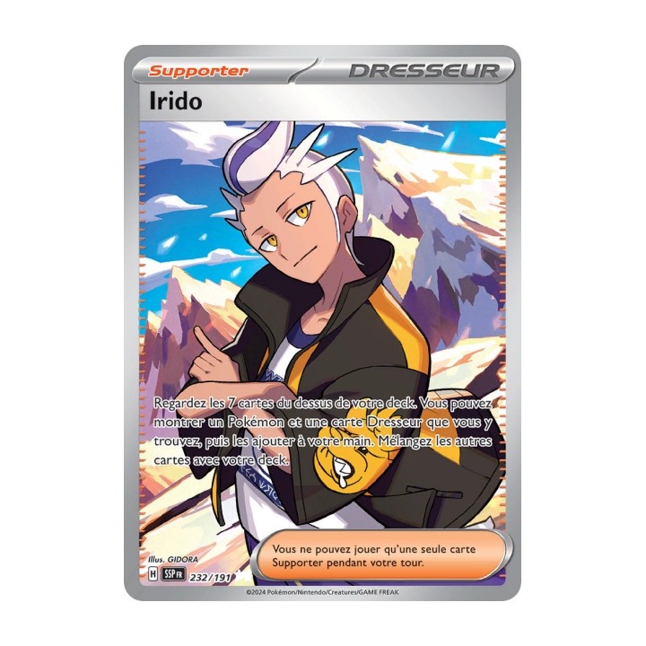 Irido (SSP 232/191) - Carte Pokémon Étincelles Déferlantes EV08