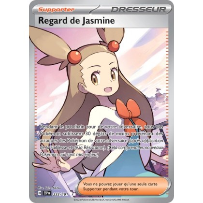 Regard de Jasmine (SSP 233/191) - Carte Pokémon Étincelles Déferlantes EV08