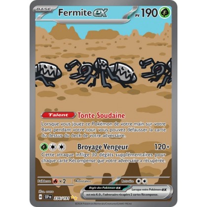 Fermite ex (SSP 236/191) - Carte Pokémon Étincelles Déferlantes EV08